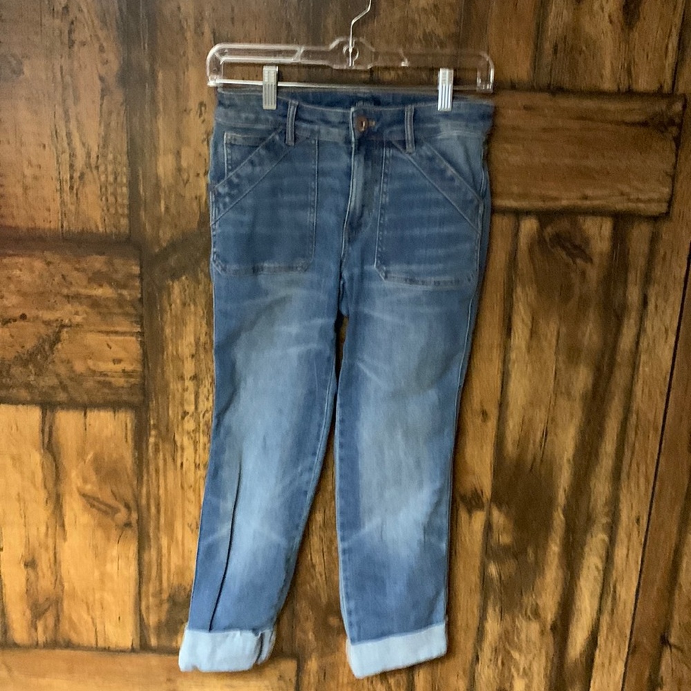 J Jill denim cropped jeans